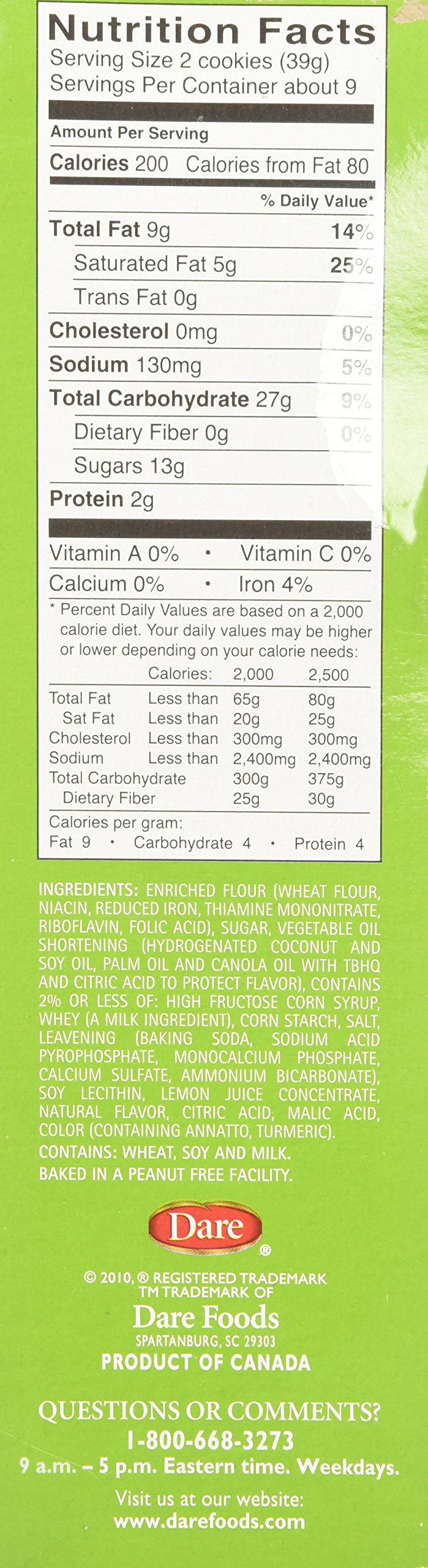 Dare Cookie Lemon Creme (Pack of 4)