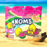 NOMS Watermelon Li Hing Lemon Peel Gummy Snacks - A Burst of Hawaii in Every Bite