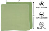 UUC Microfiber Cleaning Cloth, Pack of 14, 13"x13", Lint Streak Free Cleaning Rags with 7 Color Assorted
