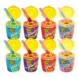 Juicy Drop Gummy Dip 'N Stix - 8 Ct Sweet Gummy Candy & Sour Candy Variety Pack - Assorted Bulk Candy Sticks for Kids Party Favors, Goodie Bag