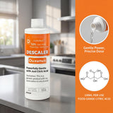 Ouxunus Gentle Descaling Solution Compatible with DeLonghi Coffee Machines, 16.9 fl Oz Professional Formula for Hard Water & Well Users, ?5 Uses