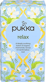 Pukka, Tea Herbal Relax Organic, 20 Count