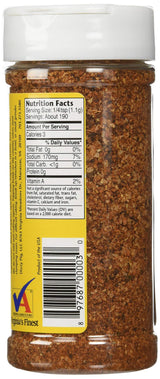 Dizzy Pig Cow Lick Texas-Style Spicy Beef Seasoning Rub (8oz Shaker) - Seasons 30+lbs of Food - Hand Made in the USA - MSG Free, Gluten Free