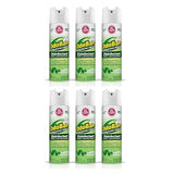 OdoBan Ready-to-Use 360-Degree Continuous Spray Disinfectant and Harsh Aroma Eliminator, Fabric and Air Freshener, 6 Pack, 14.6 Ounces Each, Original