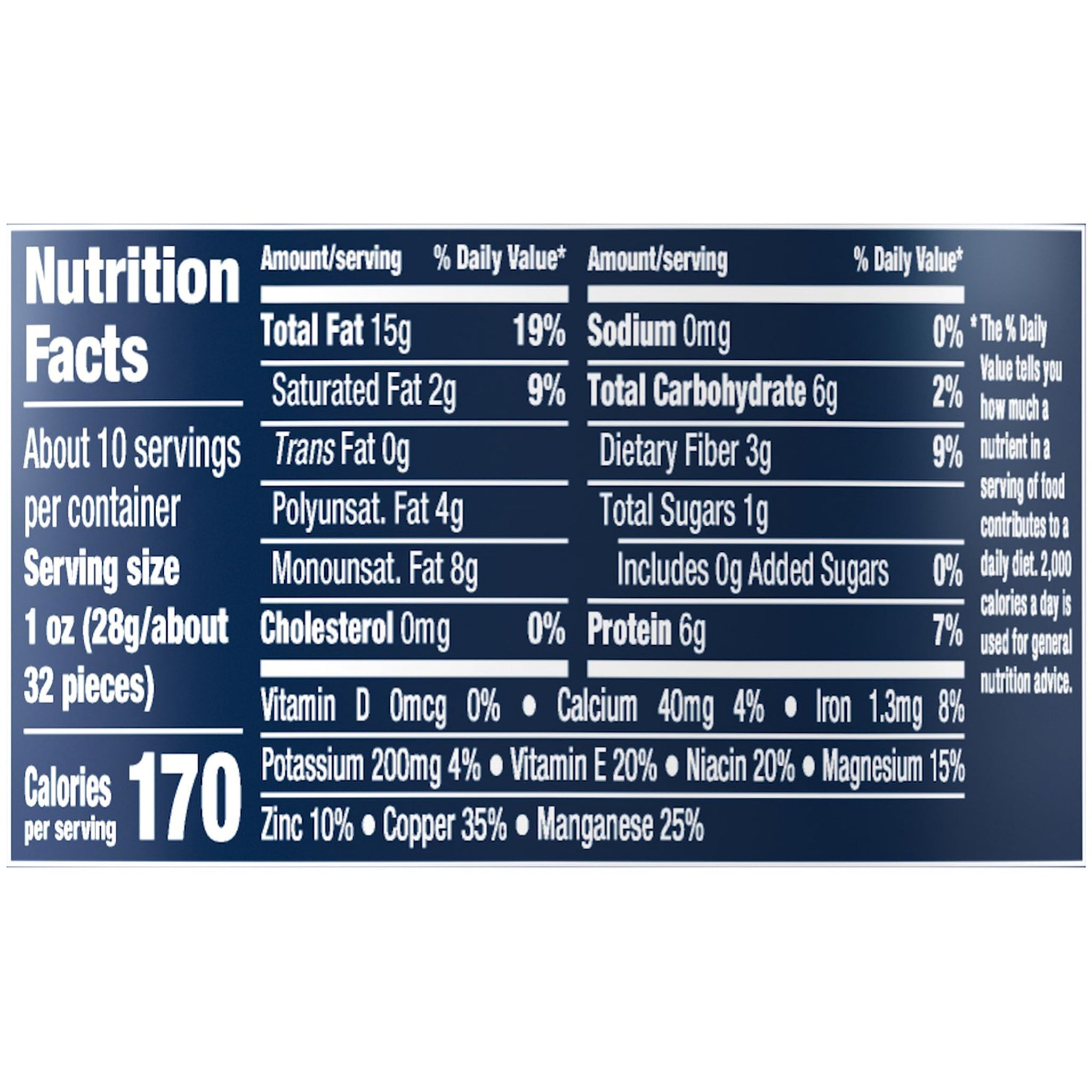 PLANTERS Mixed Nuts Unsalted, Party Snacks, Plant-Based Protein, 10.3 oz Canister