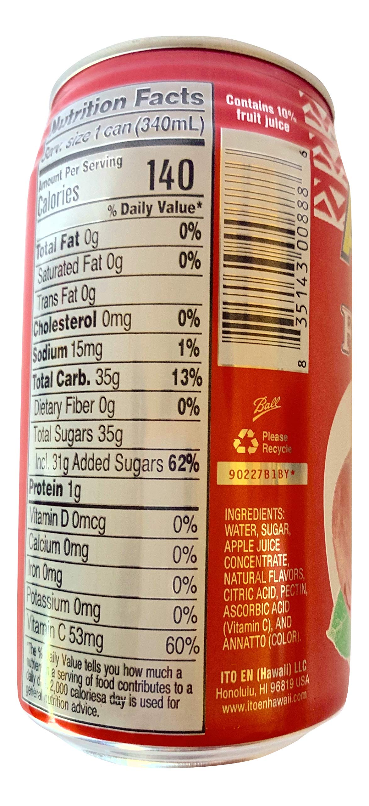 Aloha Maid Juice 11.5-Ounce (Pack of 24) (Fuji Apple)