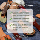 s.a.l.t. sisters Lime Fresco Salt | All-Natural, Gluten Free, MSG Free, Non-GMO | Easily Dissolvable Citrus Infused Fine Sea Salt | Versatile Salt