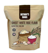 Anthony's Sweet White Rice Flour, 3 lb, Glutinous Rice Flour, Gluten Free, Non GMO, Product of the USA