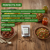 Whole Allspice Berries Pimenta dioica - Certified Kosher, 4oz Resealable Pouch | Fresh, Aromatic, All-Natural Spice for Cooking, Baking, Pickling