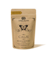 Anima Mundi Apothecary Calm Stress Relief Tonic Tea - Loose Herbal Blend Tea with Chamomile, Rose and Ashwagandha (2oz / 57g)