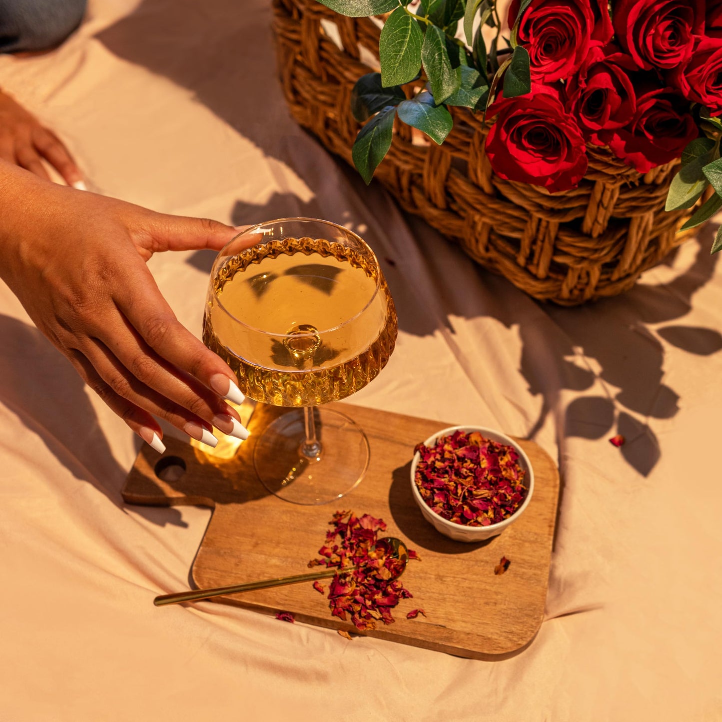 Dried Rose Petals - 100% Certified Organic - Herbs - Red Rose Petals for Loose Leaf Tea, Cocktails and Cakes - 4oz Resealable Bag - 1 Pack
