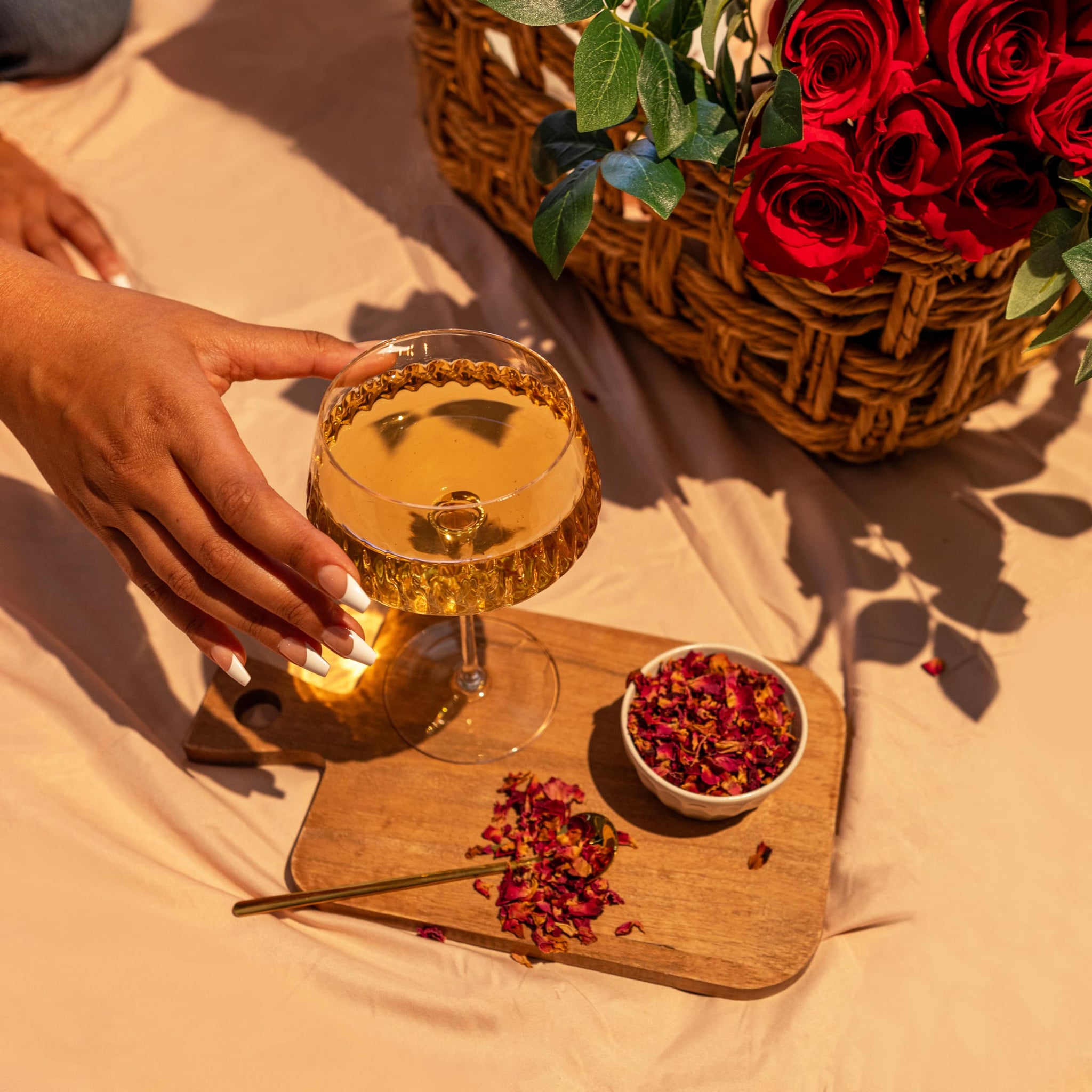 Dried Rose Petals - 100% Certified Organic - Herbs - Red Rose Petals for Loose Leaf Tea, Cocktails and Cakes - 4oz Resealable Bag - 1 Pack