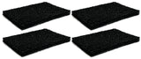 Nispira Activated Charcoal Odor Filter Refills Deodorizers Compatible with Simplehuman Filter Case Trash Cans, 4 Packs
