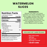 Snack Owl Vegan Sour Gummy Candy - Gluten Free, Low Calorie Candy - Guilt Free & Delicious Healthy Gummy Snacks - (Watermelon Slices)