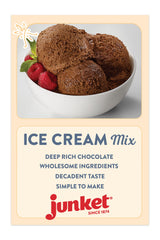 Junket Chocolate Ice Cream Mix 4oz (Pack of 4)