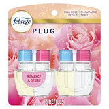 Febreze Plug In Air Freshener, Odor-Fighting Scented Oil Refill, Air Fresheners for Home and Bathroom and Kitchen, Long Lasting for Strong Odors