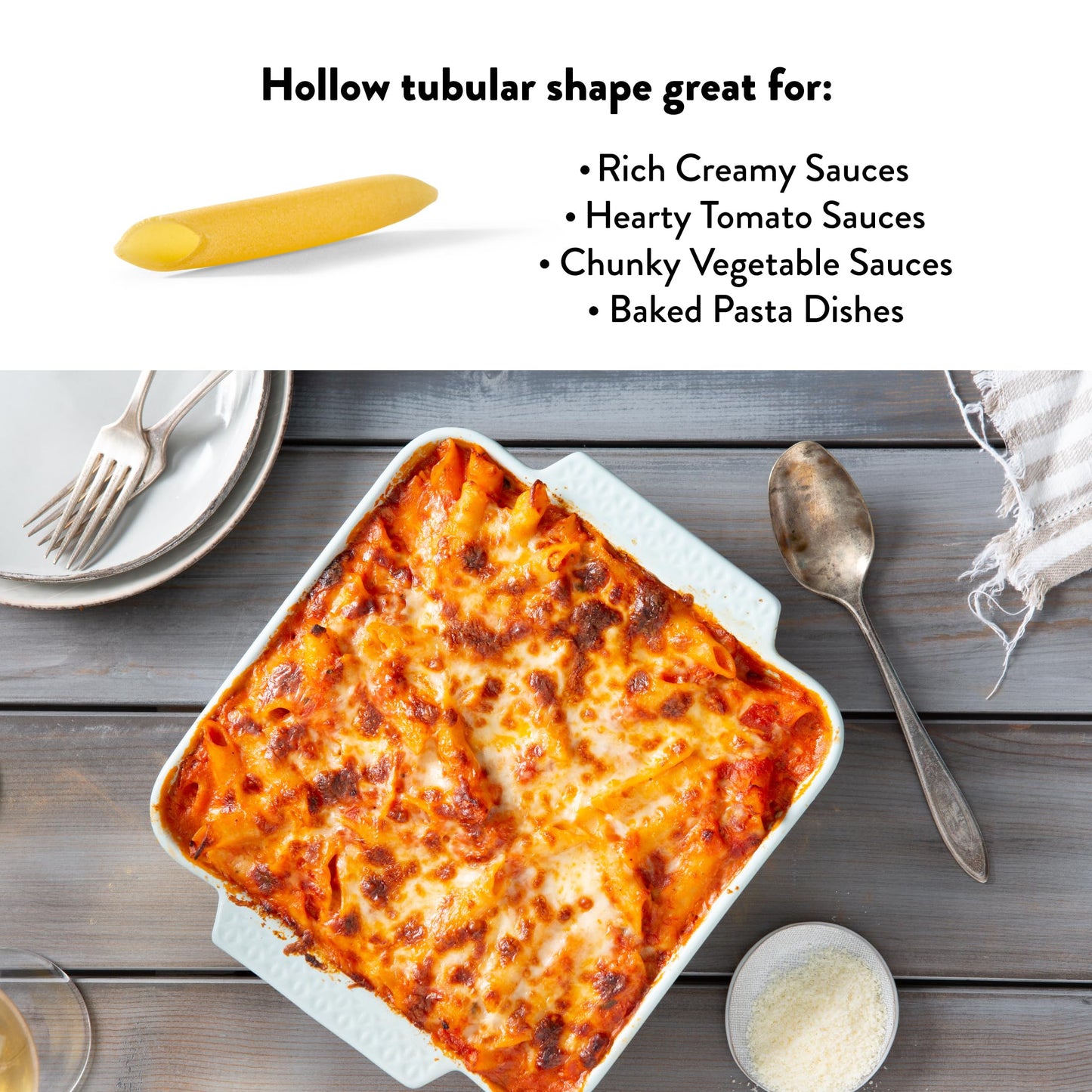 DeLallo Penne Ziti Pasta, Made in Italy, Bronze Cut, Made with Only 100% Durum Wheat Semolina Flour, Kosher, All Natural, Non-GMO, Vegan, 1 Pound Bag