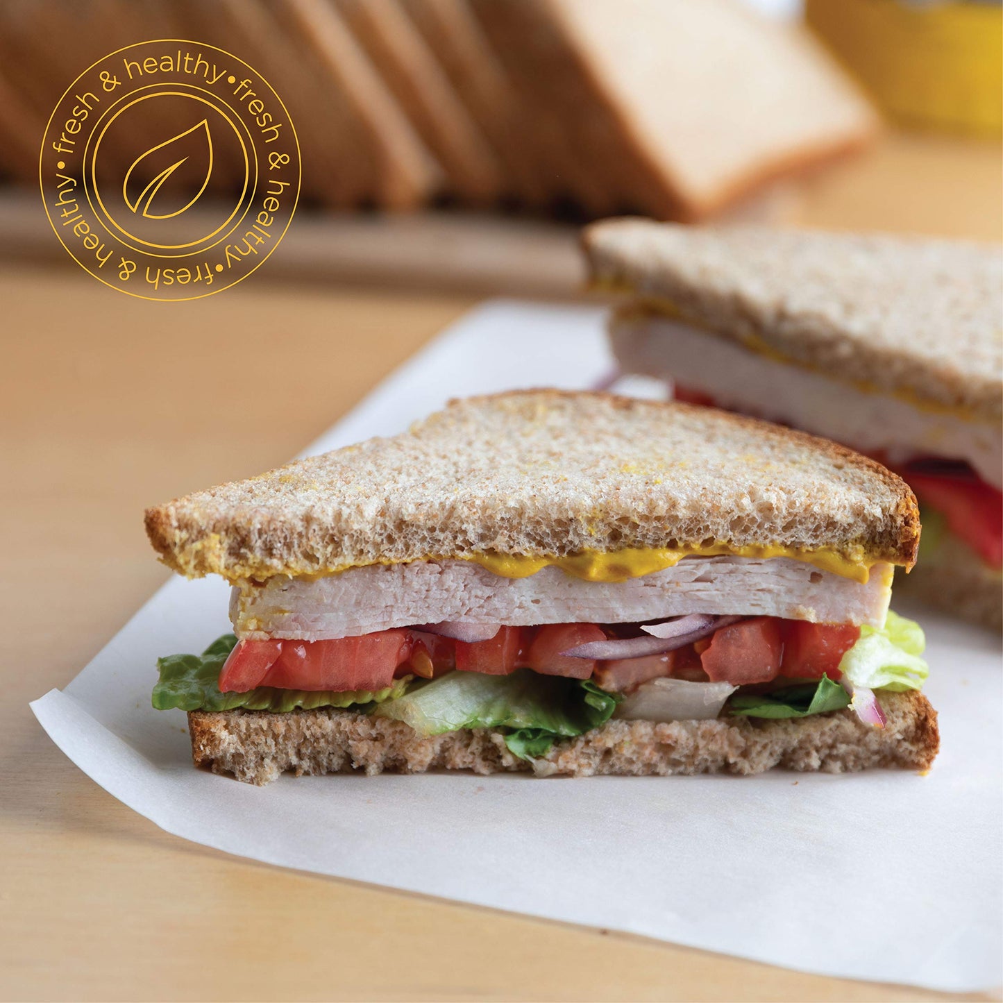 100% Whole Wheat Bread Sliced - 3 Pack - 16 oz per Loaf | Delicious Sandwich Bread | Dairy & Nut Free | Stern’s Bakery