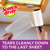 Scotch-Brite Everyday Clean Lint Roller - 1 Roll 56 Sheets - Works Great on Pet Hair, Clothing, Furniture and More