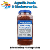 Aquatic Foods Inc. Brine Shrimp Flakes for All Freshwater Fish, All Marines, Tangs, Butterflies, Angelfish, Anthias, Clown Fish Also Pellet Mix, Wafer
