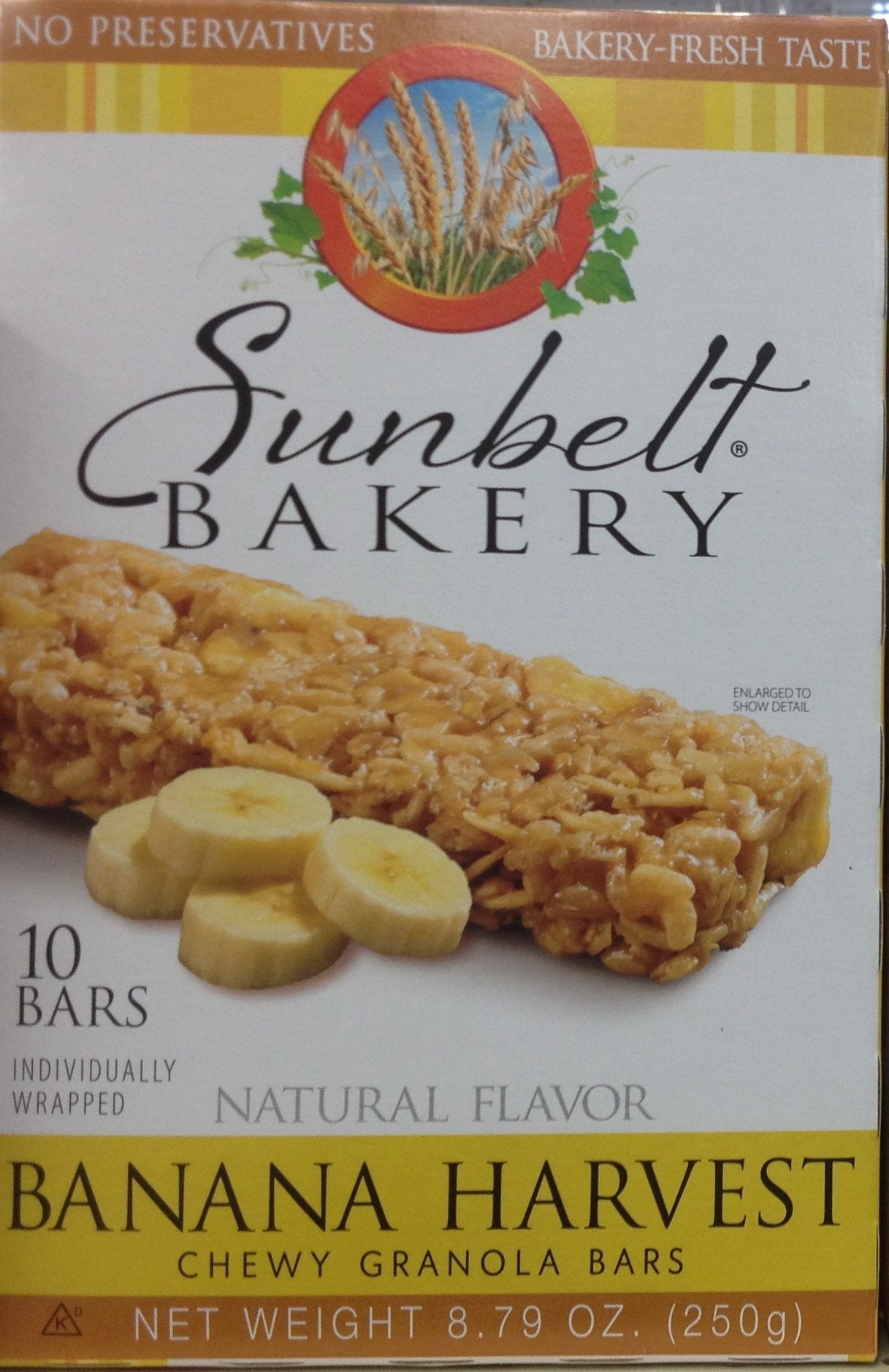 Natural Flavor BANANA OAT Chewy Granola Bars 8.79 (12 Boxes)