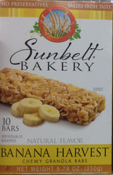 Natural Flavor BANANA OAT Chewy Granola Bars 8.79 (12 Boxes)