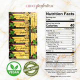 ChocoPerfection Sugar Free Dark Mint Chocolate Bars - Individually Wrapped Mini Bars European Style Dark Chocolate, Refreshing Mint Flavor Keto