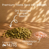 Dry Roasted Pepitas/Pumpkin Seeds with Himalayan Salt (2 Lbs.) - Roasted to Perfection in Small Batches for Added Freshness - Vegan & Keto Friendly