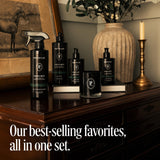 Preston Lane Signature Home Set - All Purpose Cleaner, Dish Soap, Hand Wash, Hand Cream & Scented Candle | Plant-Powered Cleaning & Care Essentials