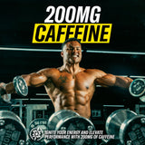 C4 Performance Energy Drink | JOLLY RANCHER Blue Raspberry | Zero Sugar Carbonated Preworkout Energy | 200mg Caffeine with Beta Alanine | 16 Fl Oz (24