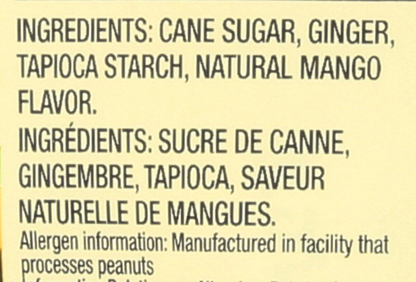 Chimes Ginger Chews Candy, Mango, 1.5 Ounce (Pack of 1)