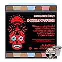 Double Donut Coffee High Caffeine Coffee Pods, Extra Strong Double Caffeine Coffee Cups for Keurig K Cup Brewer Machines Single Serve Dark Roast
