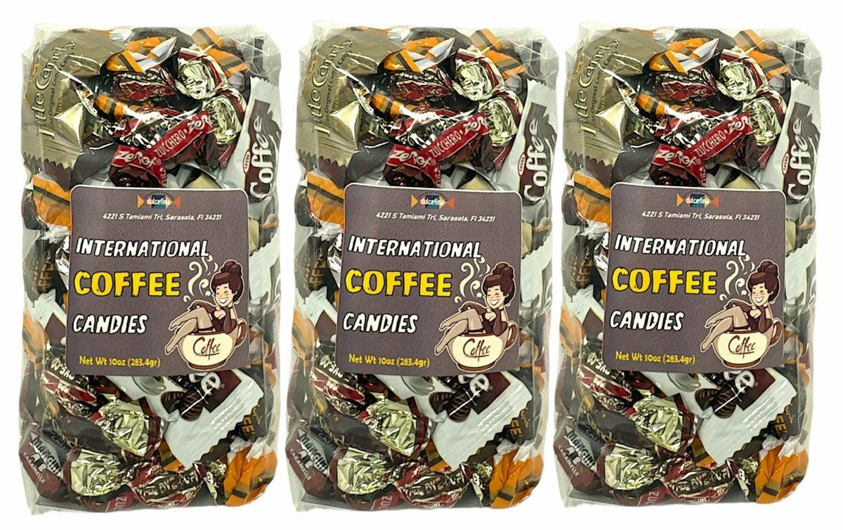 International Coffee Candy mix - Total wt. 30(Oz), Include: 3 pck of International Coffee Candy Selection,