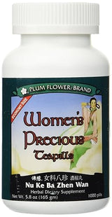 Women's Precious Teapills (Nu Ke Ba Zhen Wan) (1000 Teapills)3741E-MayWay Net Wt. 5.8oz.
