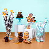 Goetze's Candy Bake Shoppe Cow Tales Mix - Honey Bun & Caramel Brownie - 36ct. Canister - Fresh from the Factory
