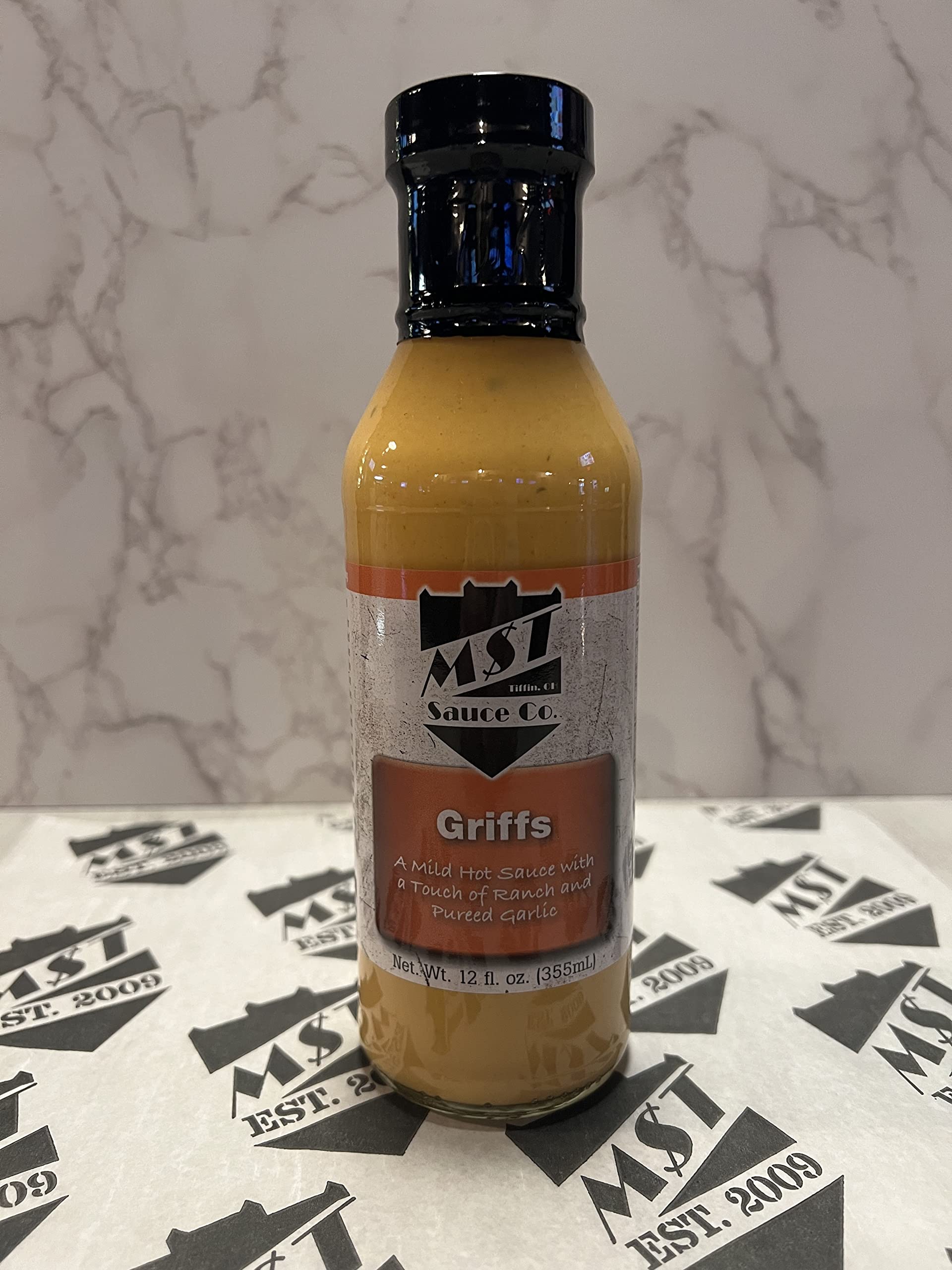 MST Sauce Co. 3 Pack Bundles (Kitchen Sink, Creamy Garlic Parm, Griffs) Kitchen Sink Wing Sauce, Griffs Bufflao Wing Sauce, Creamy Garlic Parm Ranch