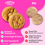 Cooper Street Snacks Barbie™ Birthday Cake Cookies - Made with Real Butter & Avocado Oil, Nut, Soy & Seed Oil Free, Thin & Crispy Party or Everyday