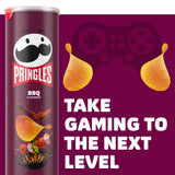 Pringles Potato Crisps Chips, Lunch Snacks, On-The-Go Snacks, BBQ, 5.5oz Can (1 Can)