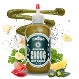 Shuug Mediterranean Zhoug Green Hot Sauce 9oz | Cilantro Sauce with Garlic, Jalapenos, Poblano, Scotch Bonnet Peppers, Olive Oil, Lemon, Chipotle |