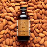 Heart & Harvest Pure Almond Extract - Sugar Free and Gluten Free Baking Supplies - Rich Intense Nutty Flavor for Desserts, Beverages, Sauces - 4 oz