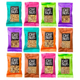 Oh! Nuts Granola Single Serve Grain Breakfast Cereal Snack Pack Size On The Go Good Source of Fiber and Protein Assorted Mix Healthy & Kind to your