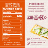 Firehook Everything Like the Bagel Crackers - Artisan Baked, Uniquely Crunchy, Inspired by Classic Bagel Seasoning - Organic, Non-GMO, Kosher- 8 oz