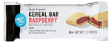 Amazon Grocery, Fruit & Grain Cereal Bars, Raspberry, 1.3 Oz, 8 Ct