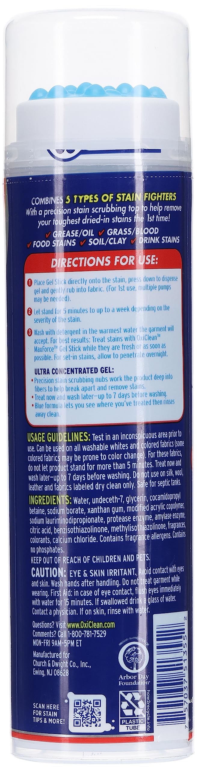 OxiClean Max Force Gel Stick, 6.2 Oz