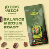 Dios Mio Coffee by Sofia Vergara, Medium Roast, Whole Bean Premium Colombian Coffee, 12 Ounce Bag