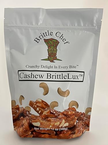 Deluxe Cashew Brittle by BrittleChef