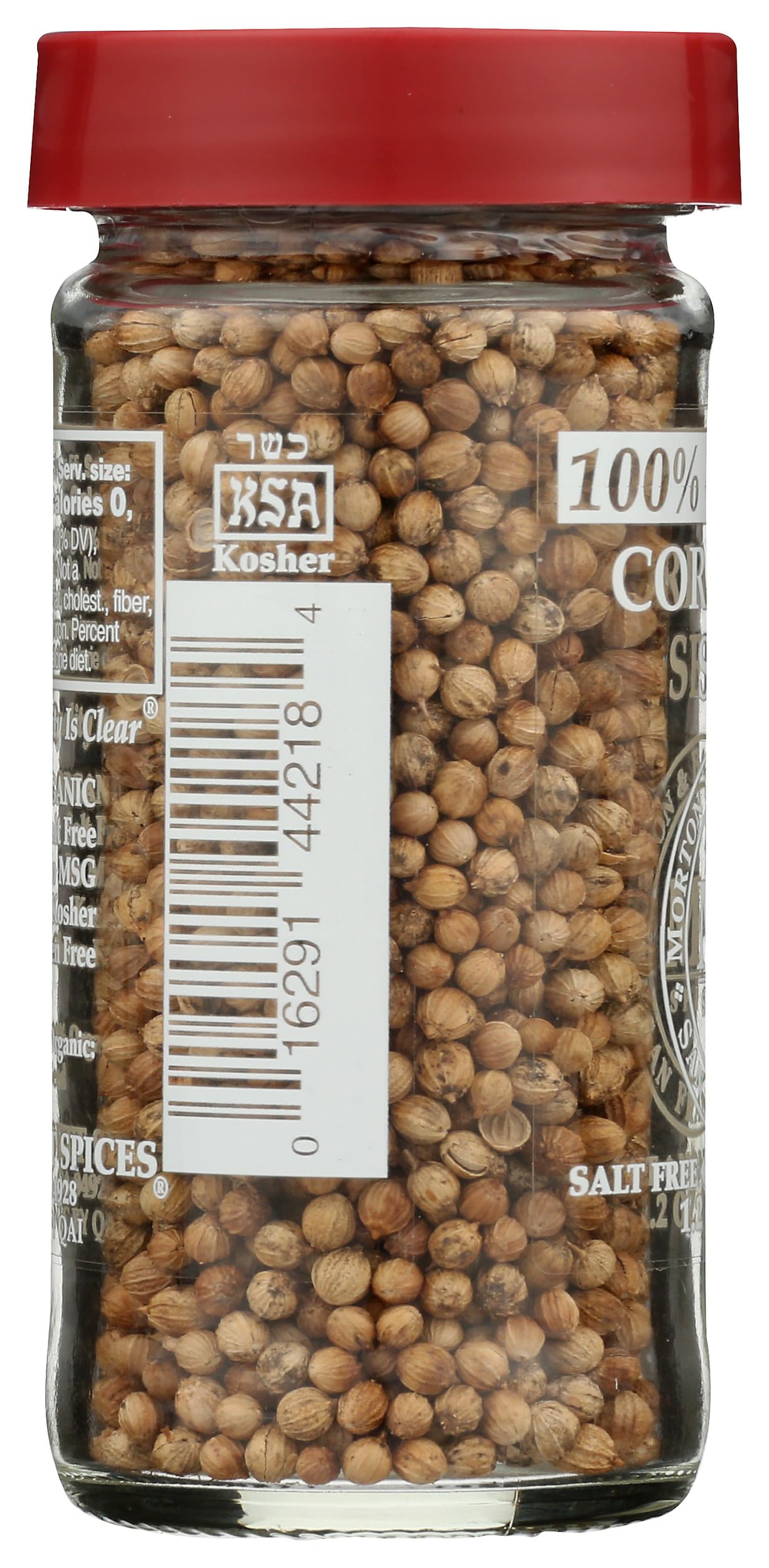 Morton & Bassett Organic Coriander Seed, 1.2 OZ