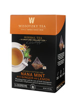 Wissotzky Tea Signature Collection Nana Mint with Ginger and Lemon Tea, 1.4 Ounce (16 Count)