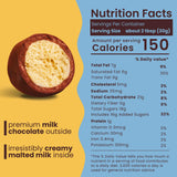 Nutic Gourmet Milk Chocolate Covered Malted Milk Balls - 1 Lb Bulk Candy for Christmas, Holidays & Family Movie Nights - Ideal Food Gift for Couples