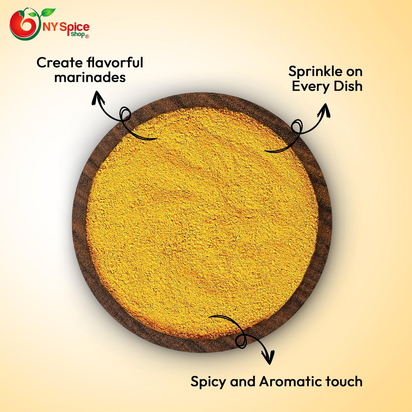 NY Spice Shop Indonesian Rendang Masala Seasoning - 1 Pound Yellow Curry Powder - Ground Curry Powder Perfect for Curry Seasoning Paste & Curry Sauce
